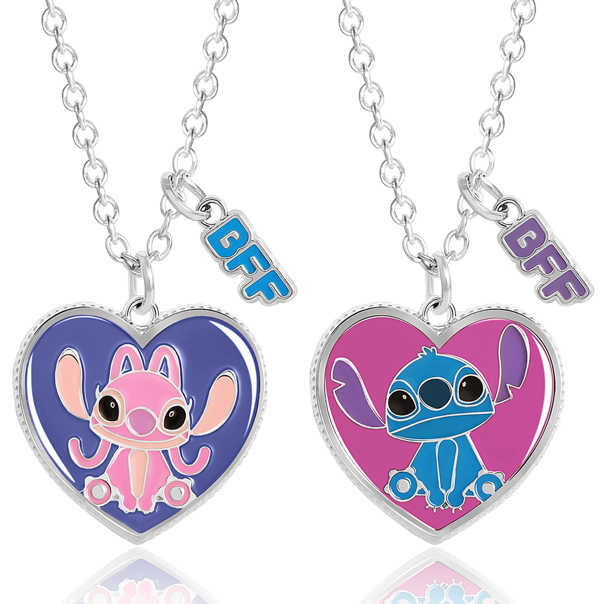 Disney Lilo & Stitch Angel Best Friend Necklace Set | Hot Topic